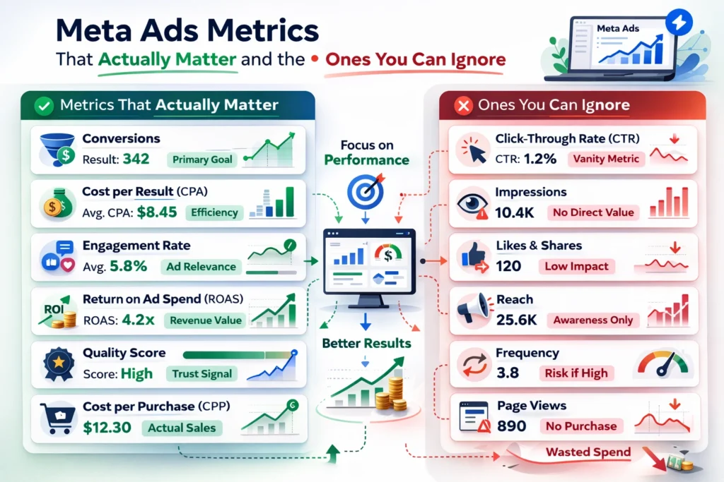 meta ads metrics that actually matter and the ones you can ignore